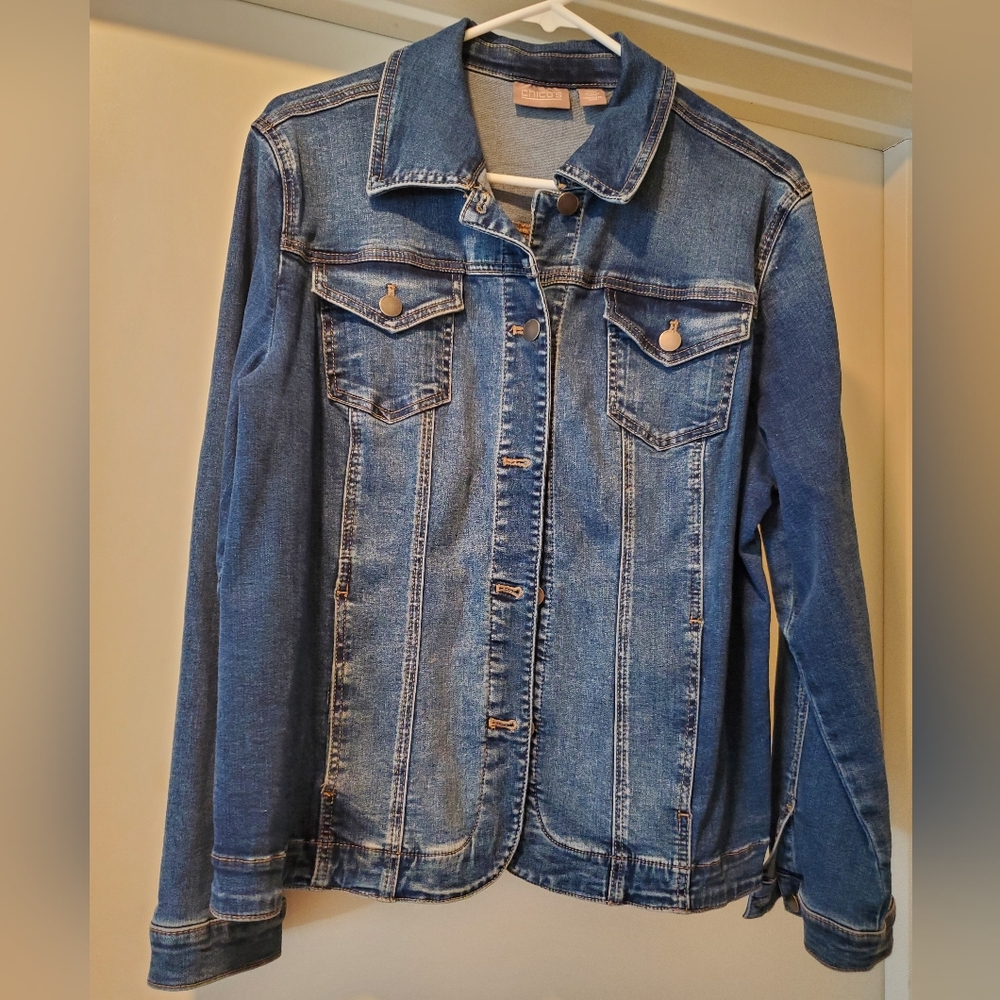 Chico's Blue Denim Jacket